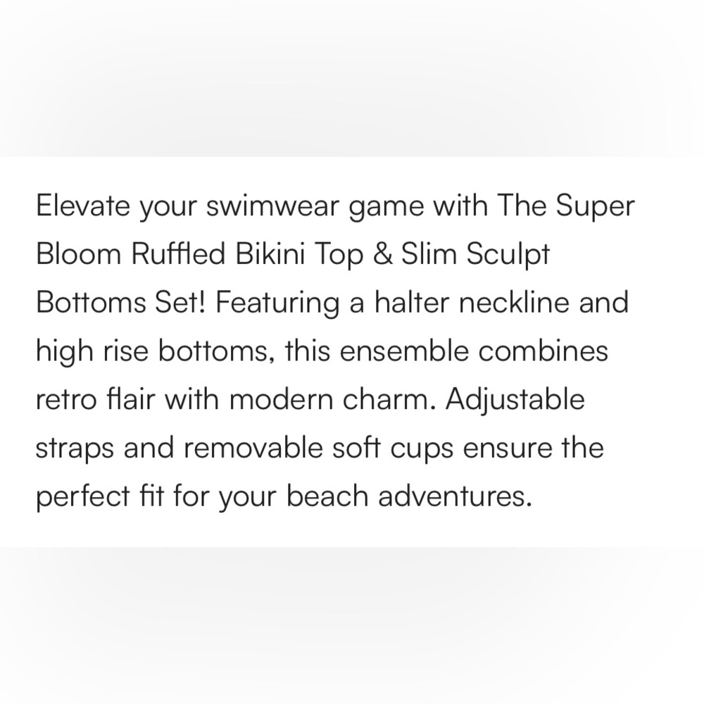 Cupshe Red Ruffled Bikini Set - Picture 4 of 5